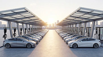Taxi and ride-hailing fleet charging