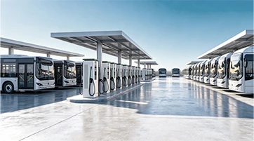 Public transport and shuttle fleet charging