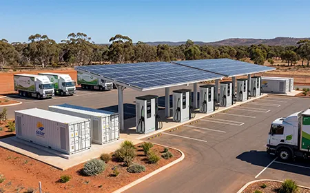 Solar-Storage-Charging Logistics Park Solution