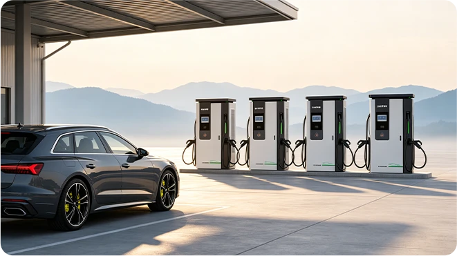 High-Power Multi-Gun DC Chargers