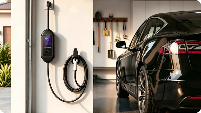 Portable AC EV Charger